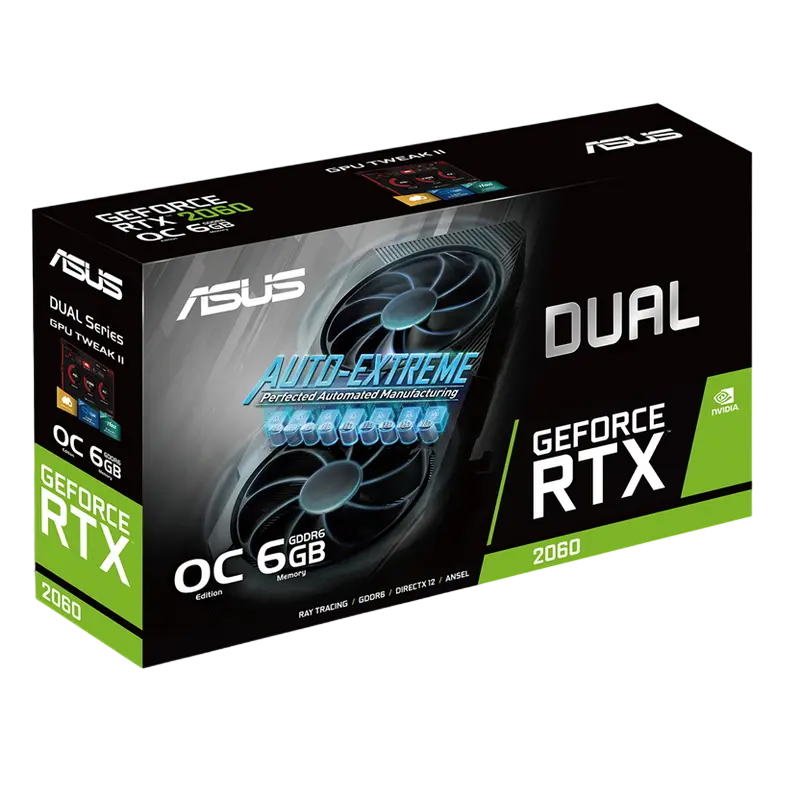 Placă video ASUS Dual GeForce RTX 2060 EVO