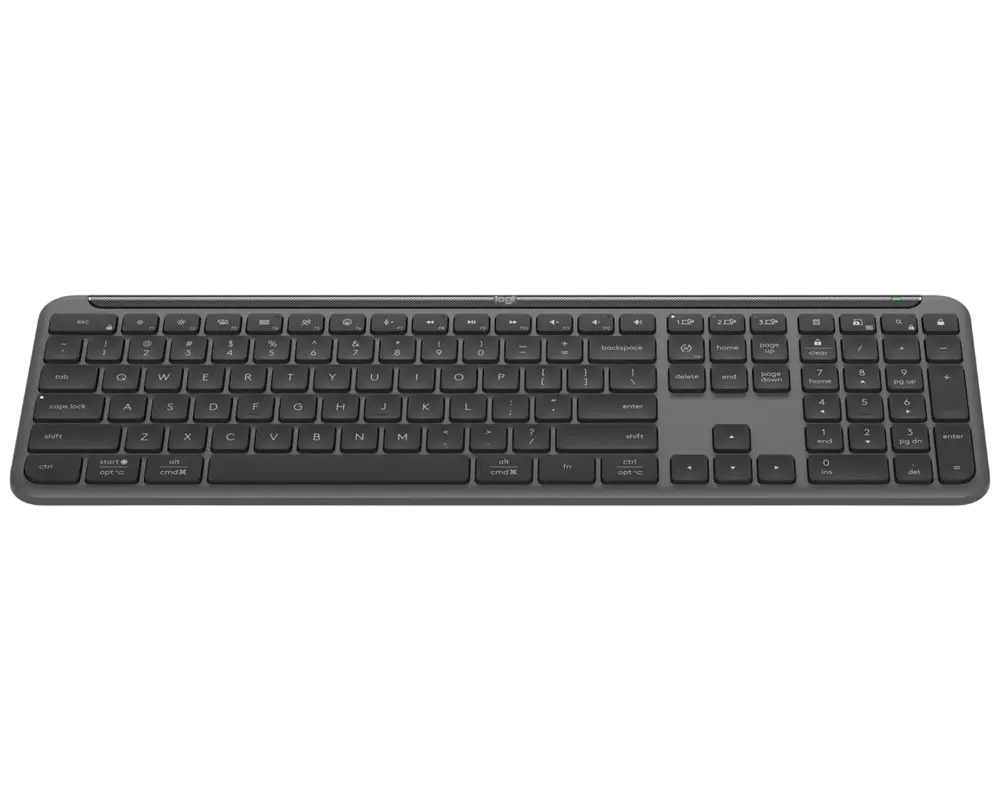 Клавиатура Logitech K950 Мембрана Серый