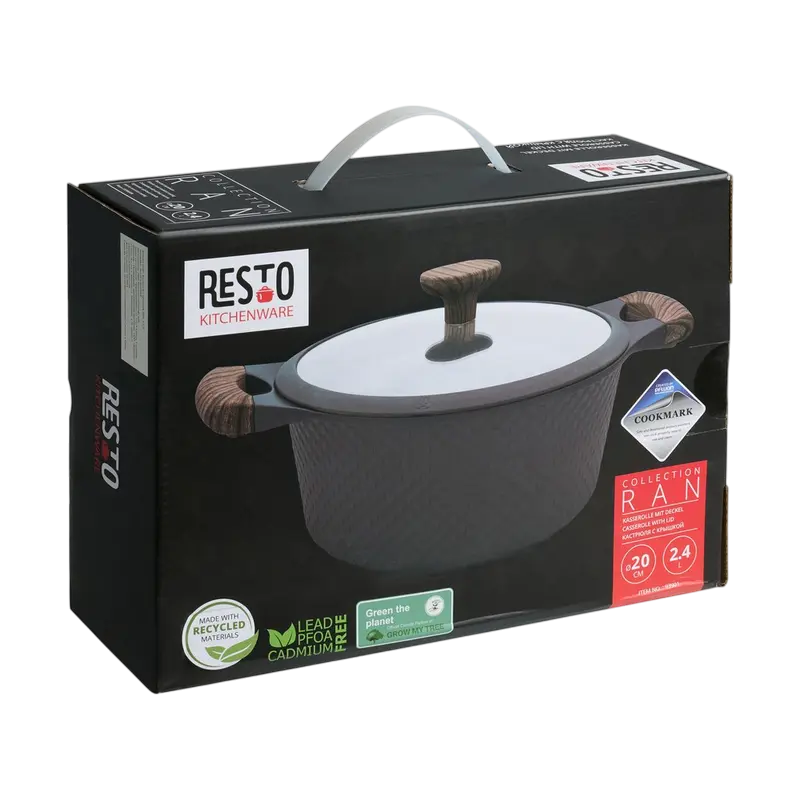 Кастрюля RESTO Ran RAN Чёрный