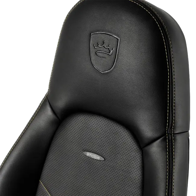 Scaun Gaming Noblechairs Icon PU Piele Negru/Auriu