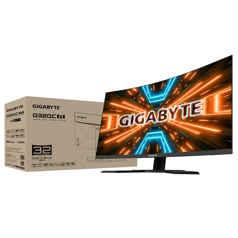 Игровой монитор Gigabyte G32QC A Чёрный
