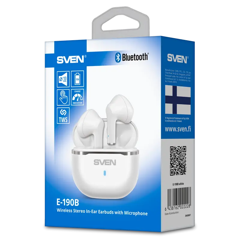Наушники SVEN E-190B Белый