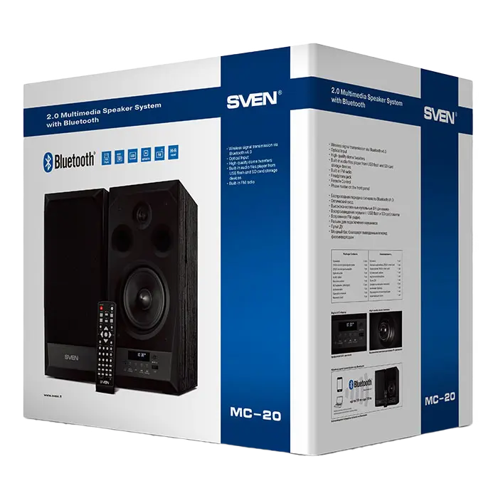Компьютерные колонки SVEN MC-20 Черный