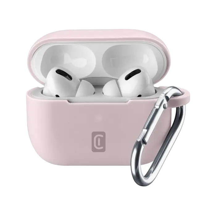 Чехол для Airpods Cellularline Apple Airpods Pro Bounce case Air Розовый