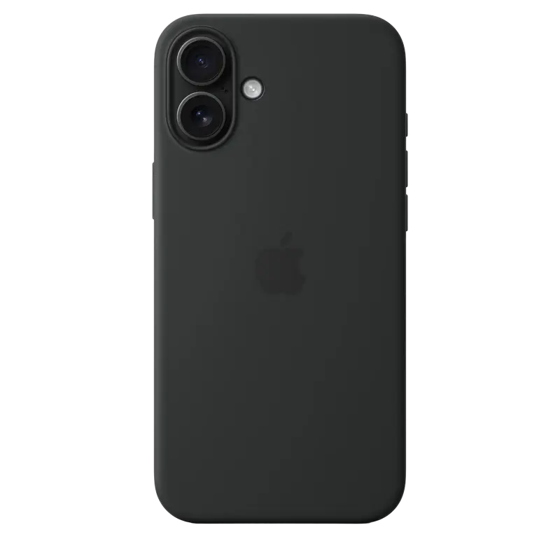 Чехол Apple iPhone 16 Plus Silicone Case MagSafe A3314 Silicone Case with MagSafe Чёрный
