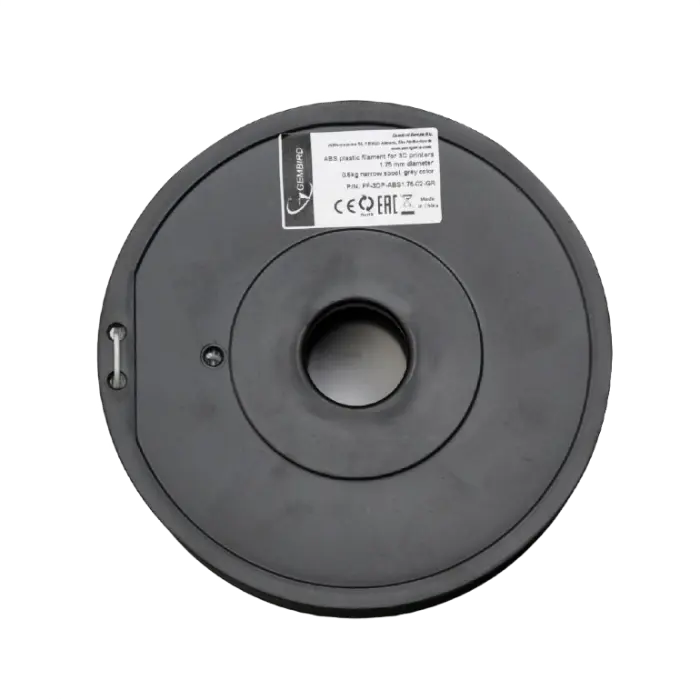 Filament pentru imprimantă 3D Gembird FF-3DP-ABS1.75-02-GR Gri