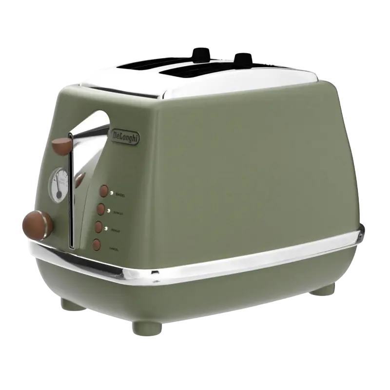 Тостер DeLonghi Icona Vintage Зеленый
