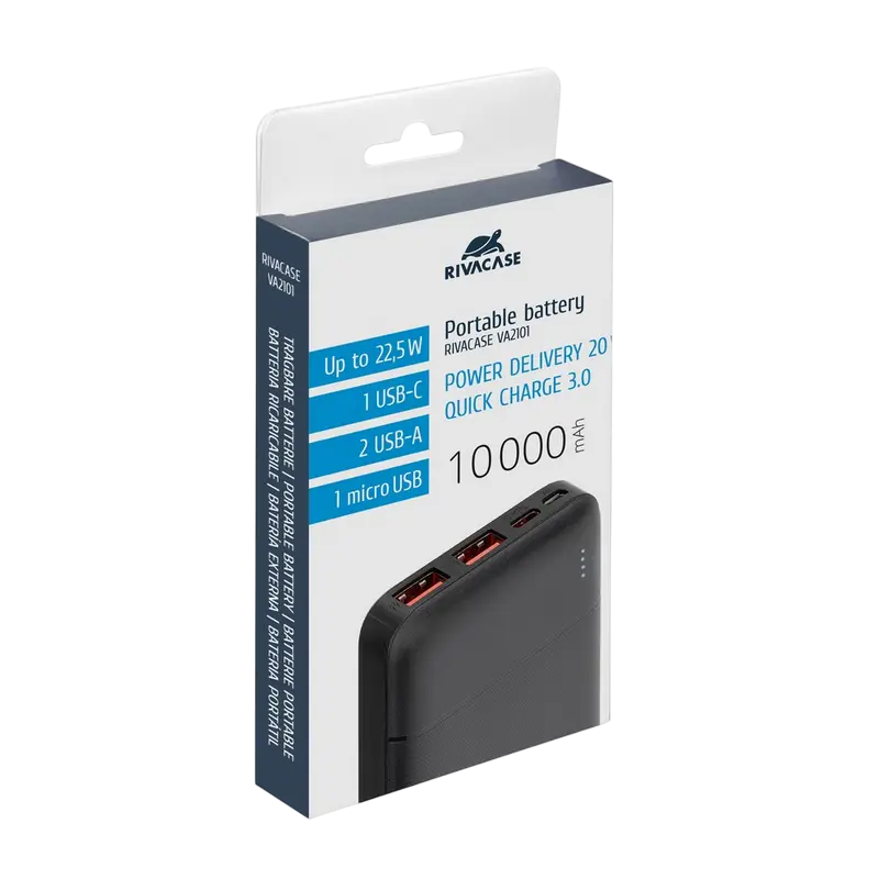 Acumulator extern Rivacase VA2101 Negru