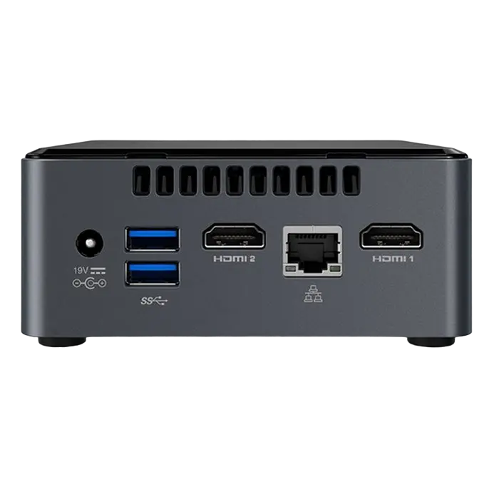 Мини ПК Intel NUC Kit NUC7PJYHN2 Intel Pentium J5005 8 ГБ Черный