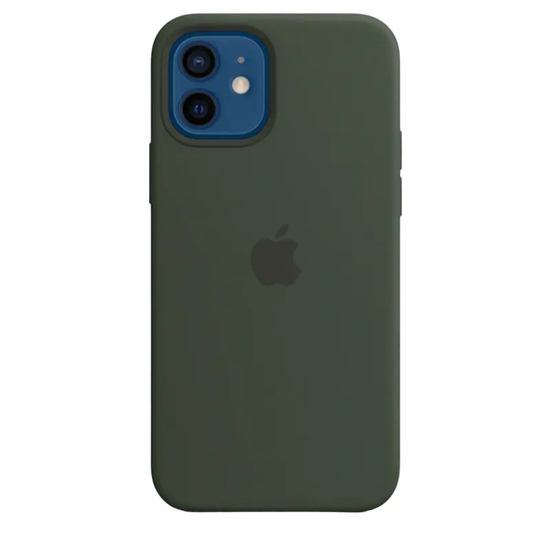 Чехол Apple iPhone 12/12 Pro Silicone Case MagSafe Силиконовый Чехол Cypress Green