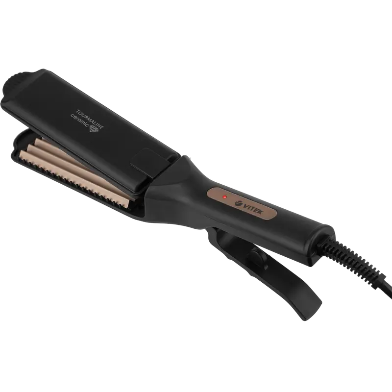 Выпрямитель для волос VITEK VT-8407 Черный | Золотистый