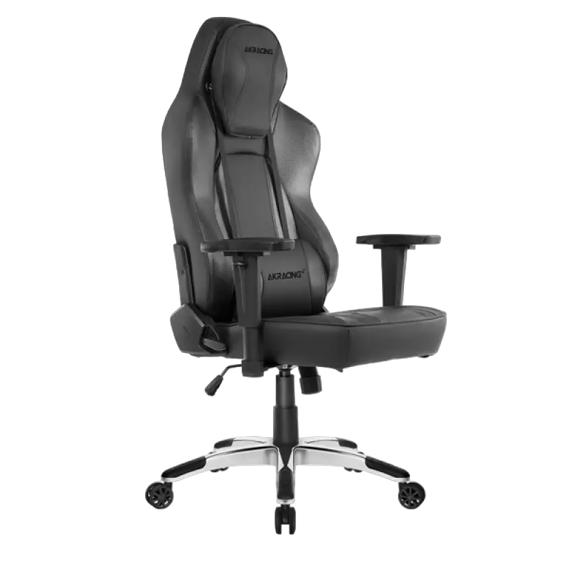 Scaun de birou AKRacing OFFICE Obsidian PU Piele Negru