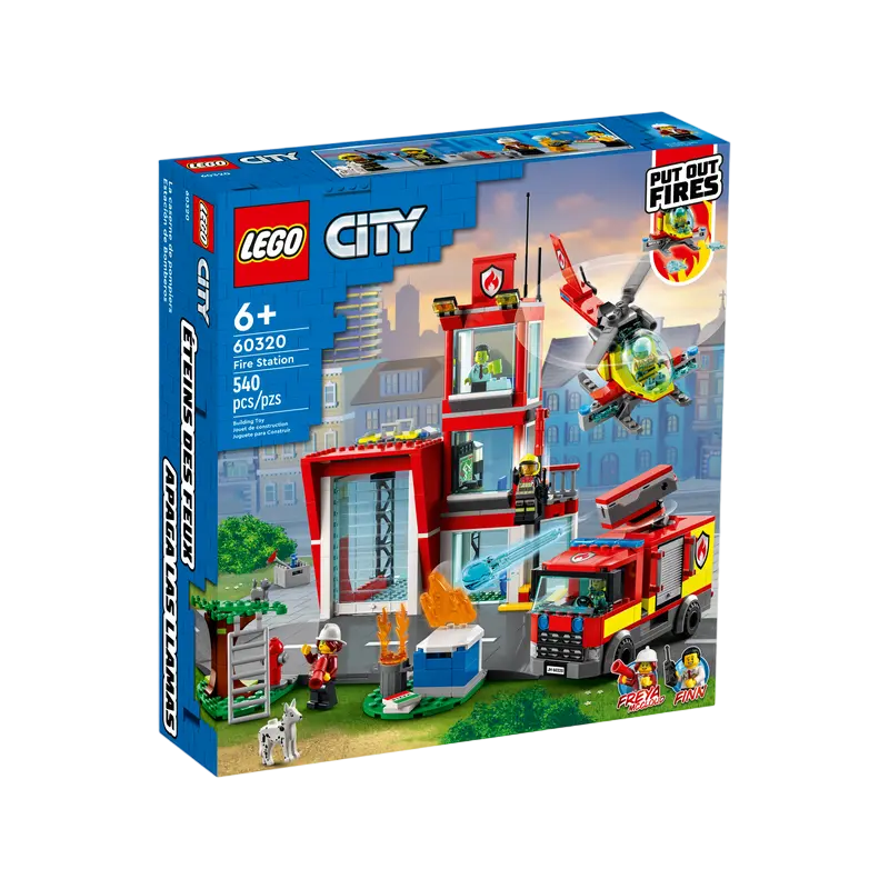 Конструктор LEGO Fire Station Разноцветный