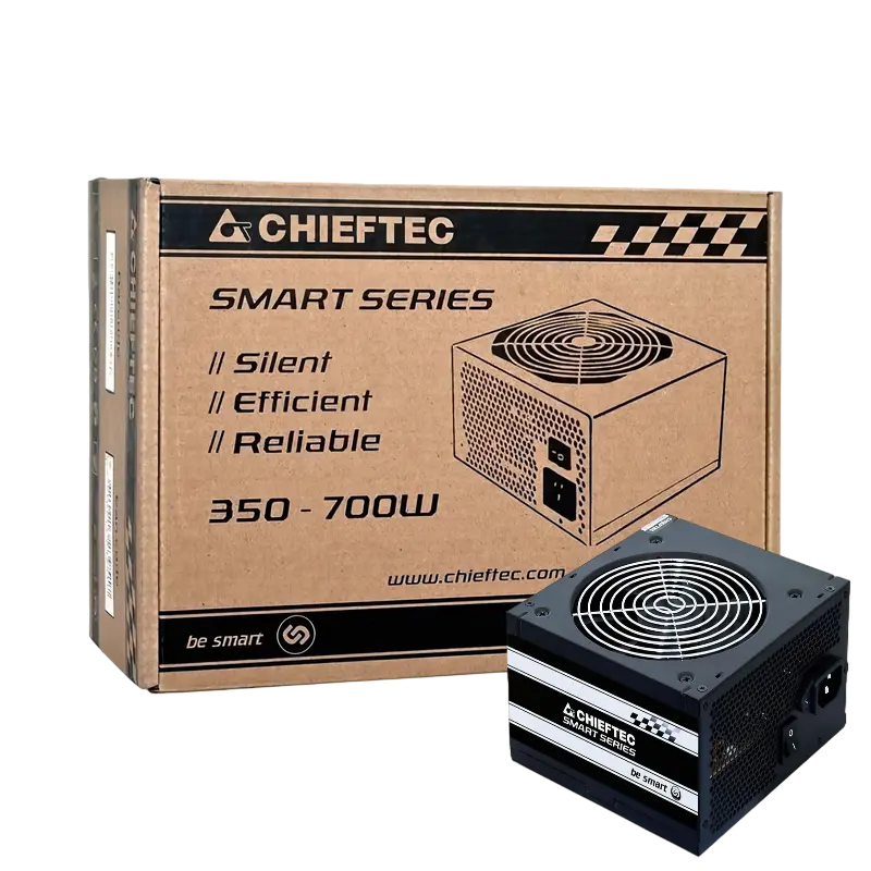 Tip Блок питания для компьютеров Chieftec GPS-500A8 Smart Series ATX Черный