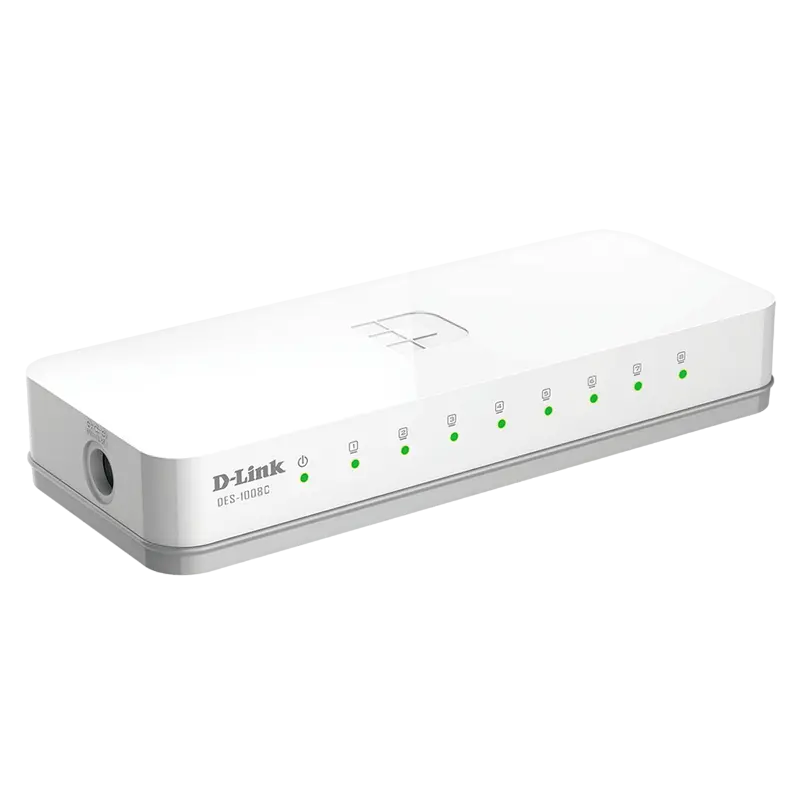 Сетевой коммутатор D-Link DES-1008C/B1A Белый