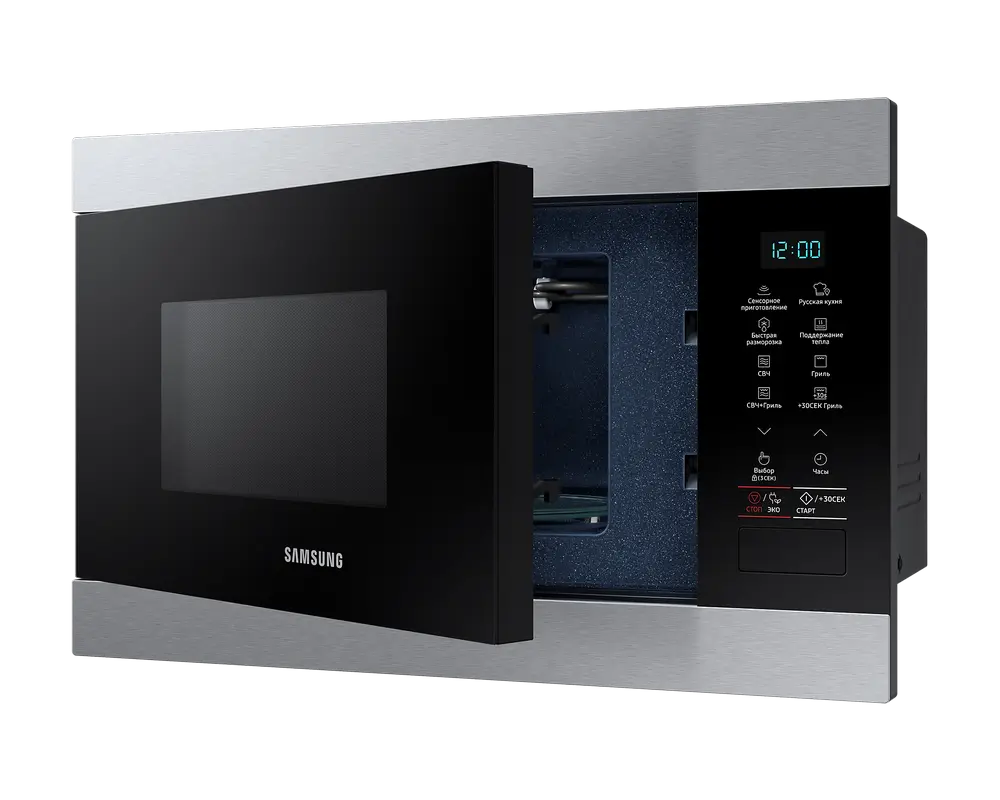 Микроволновая печь Samsung MG22M8074AT/BW Нержавеющая сталь