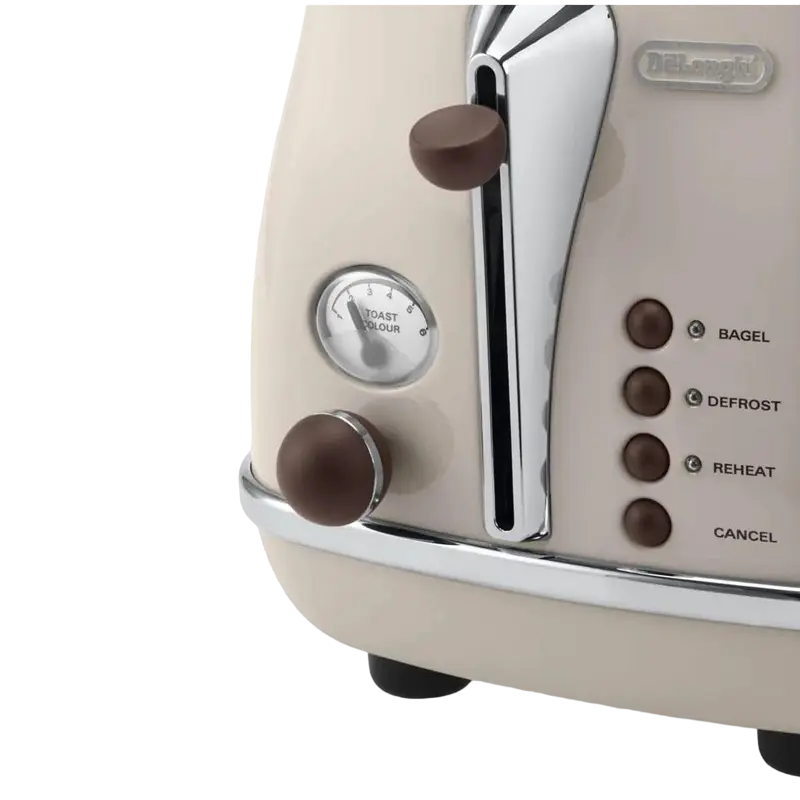 Тостер DeLonghi Icona Vintage Бежевый