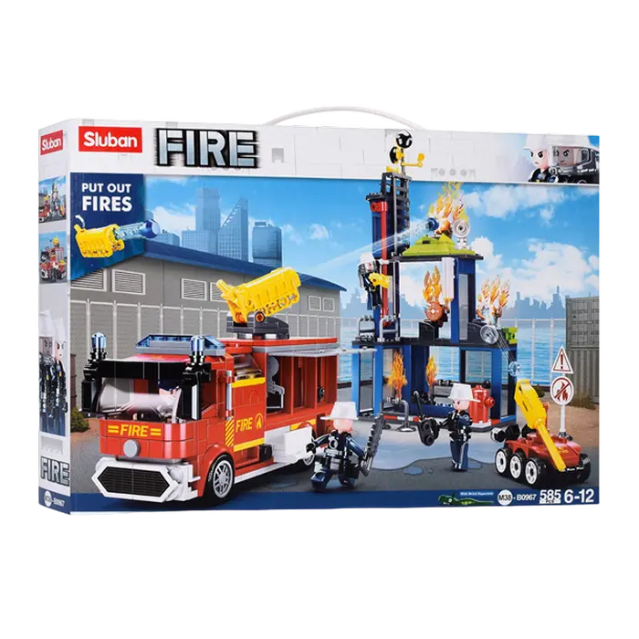 Конструктор Sluban Fire - Fighting Training Center Разноцветный