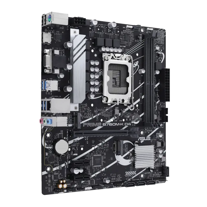 Материнская плата ASUS PRIME B760M-K D4 LGA1700 Micro-ATX