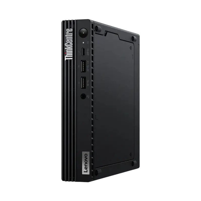 Мини ПК Lenovo ThinkCentre M70q Gen4 Tiny Intel Core i3-13100T 8 ГБ Черный