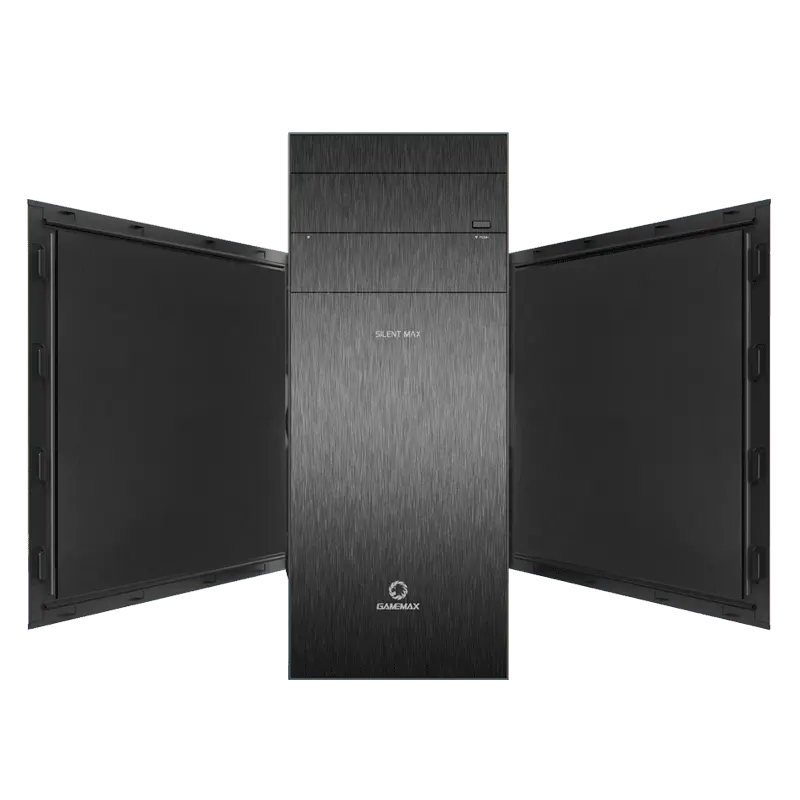 Компьютерный корпус Gamemax SILENT MAX M903 Midi-Tower Черный