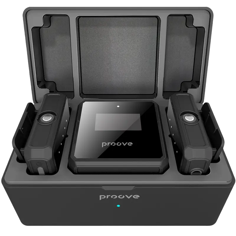 Портативный записывающий микрофон Proove Forum Беспроводной Черный