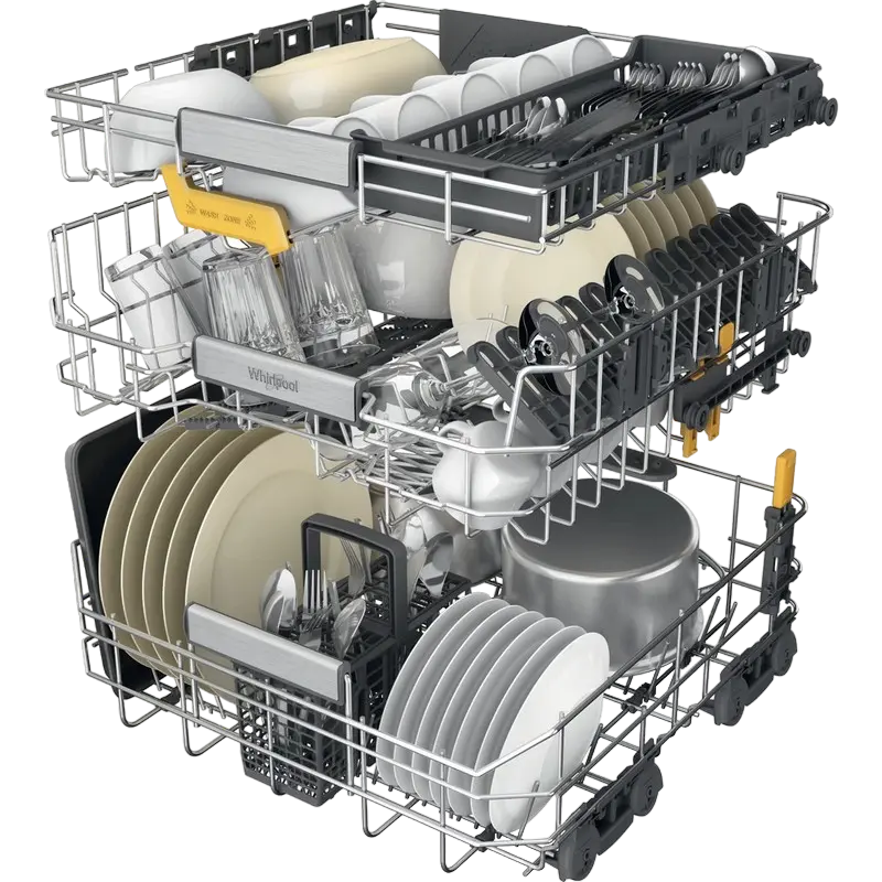 Mașină de spălat vase Whirlpool W8I HT58 T Negru