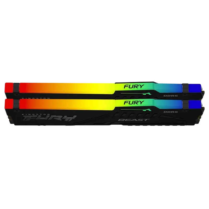 Memorie RAM Kingston FURY Beast RGB FURY Beast 64GB Negru