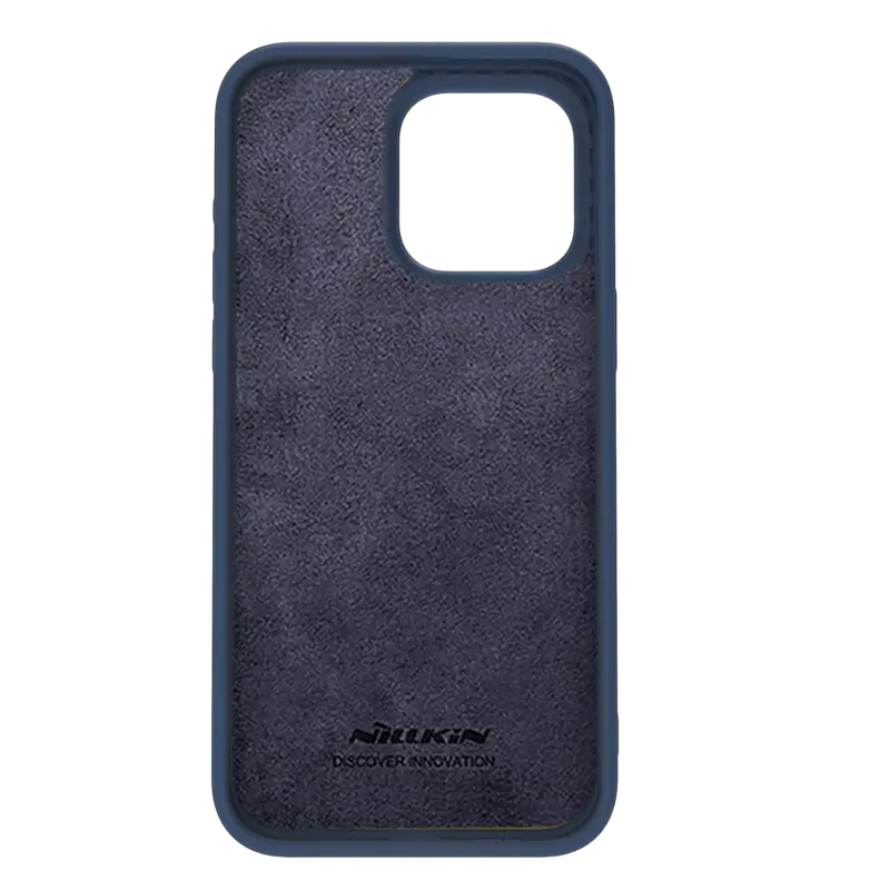 Husă Nillkin Apple iPhone 15 Pro CamShield Silky Silicone CamShield Silky Albastru Marin