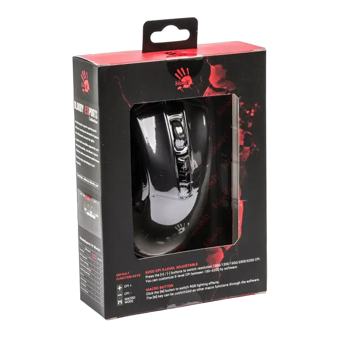 Игровая мышь Bloody ES9 Проводное Чёрный