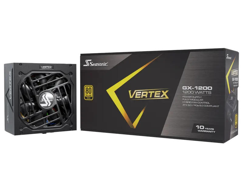 Tip Блок питания для компьютеров Seasonic Vertex GX ATX Черный