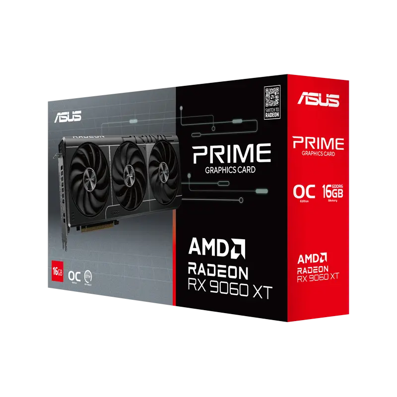 Видеокарта ASUS Prime Radeon RX 9060 XT OC