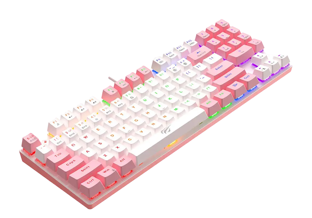 Tastatură Havit KB512L Pro Mecanic Alb