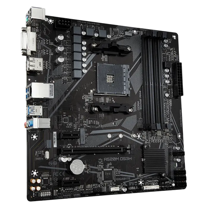 Материнская плата Gigabyte A520M DS3H AM4 Micro-ATX