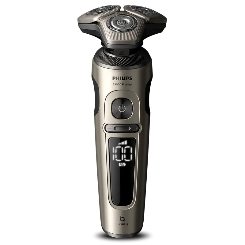 Электробритва мужская Philips S9000 Prestige Champagne gold