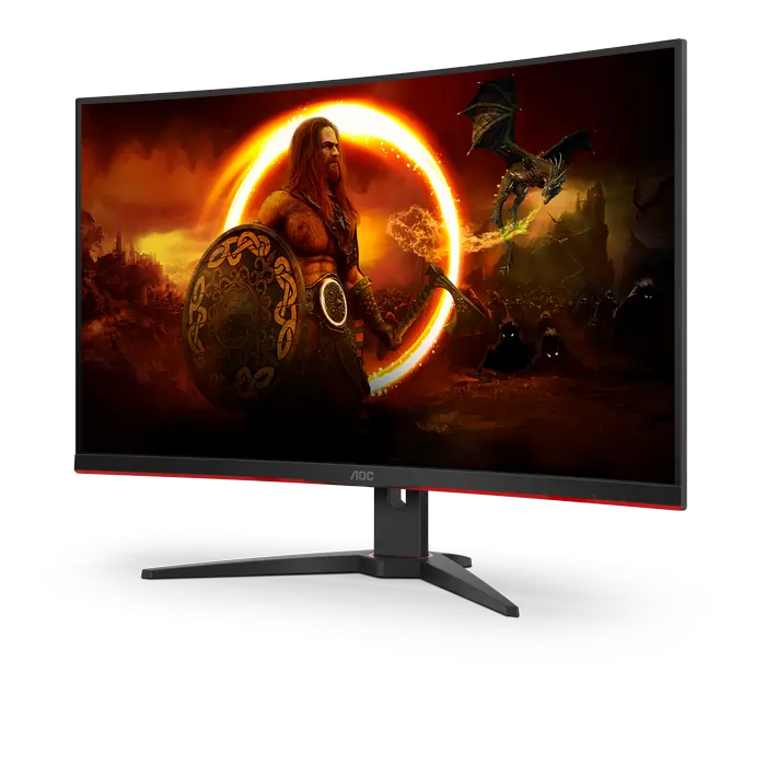 Игровой монитор AOC C32G2ZE/BK Черный | Красный