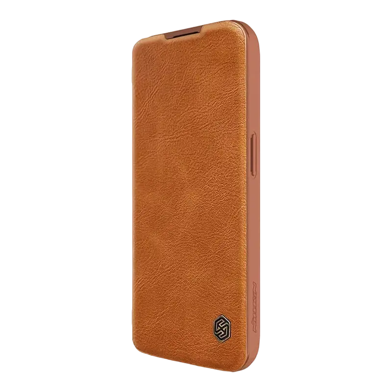 Чехол книжка Nillkin Apple iPhone 15 Plus Qin Pro Qin Pro Коричневый