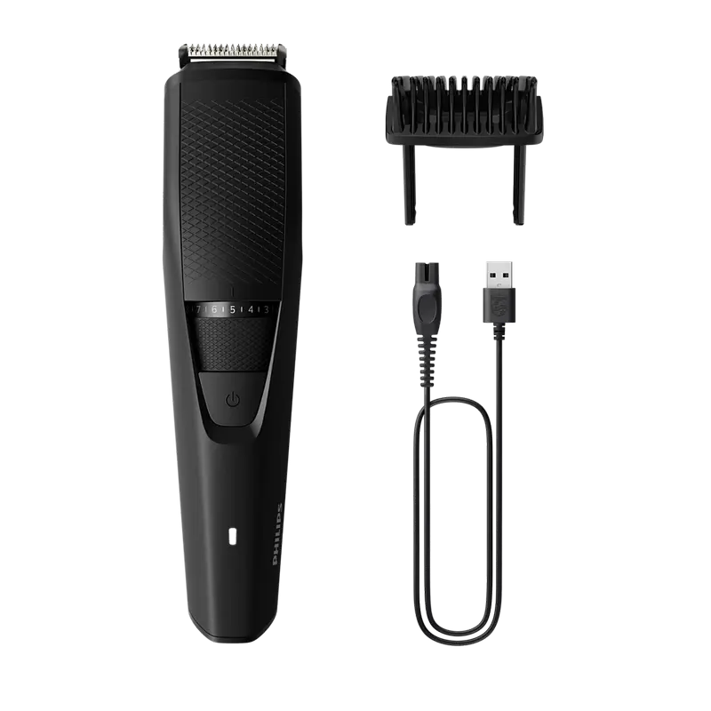 Мужской Триммер Philips Beardtrimmer Series 3000 Чёрный