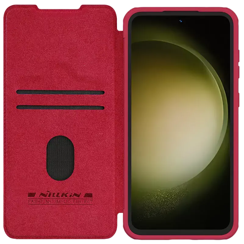 Чехол книжка Nillkin Samsung Galaxy S23 FE Qin Pro Qin Pro Красный