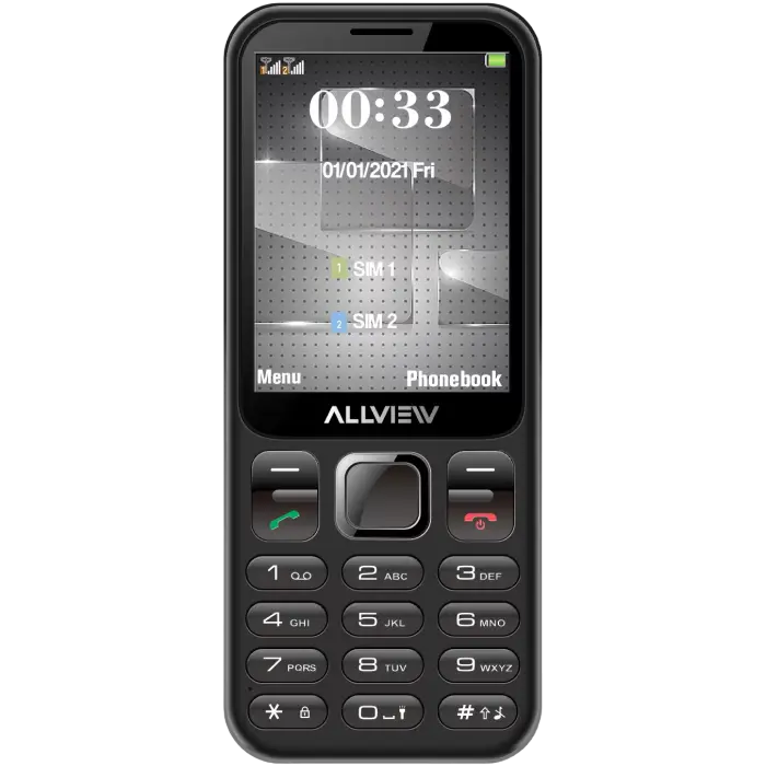 Telefon mobil Cu butoane Allview M20 Luna Gri