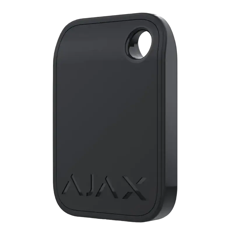 Защищенный бесконтактный брелок Ajax Tag Черный