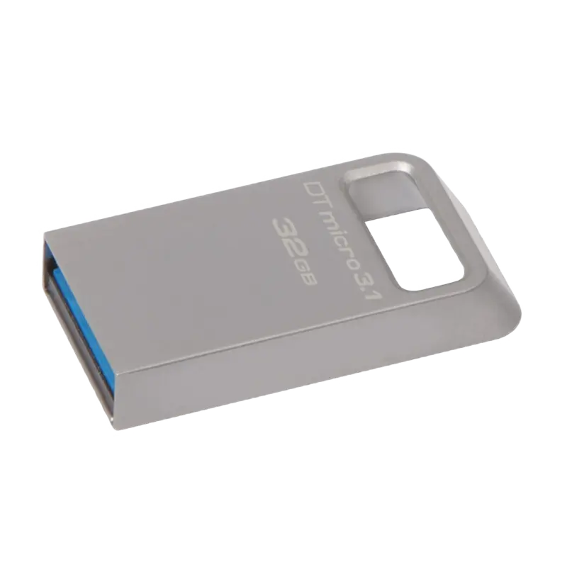 USB Flash накопитель Kingston DataTraveler Micro 32ГБ Серебристый