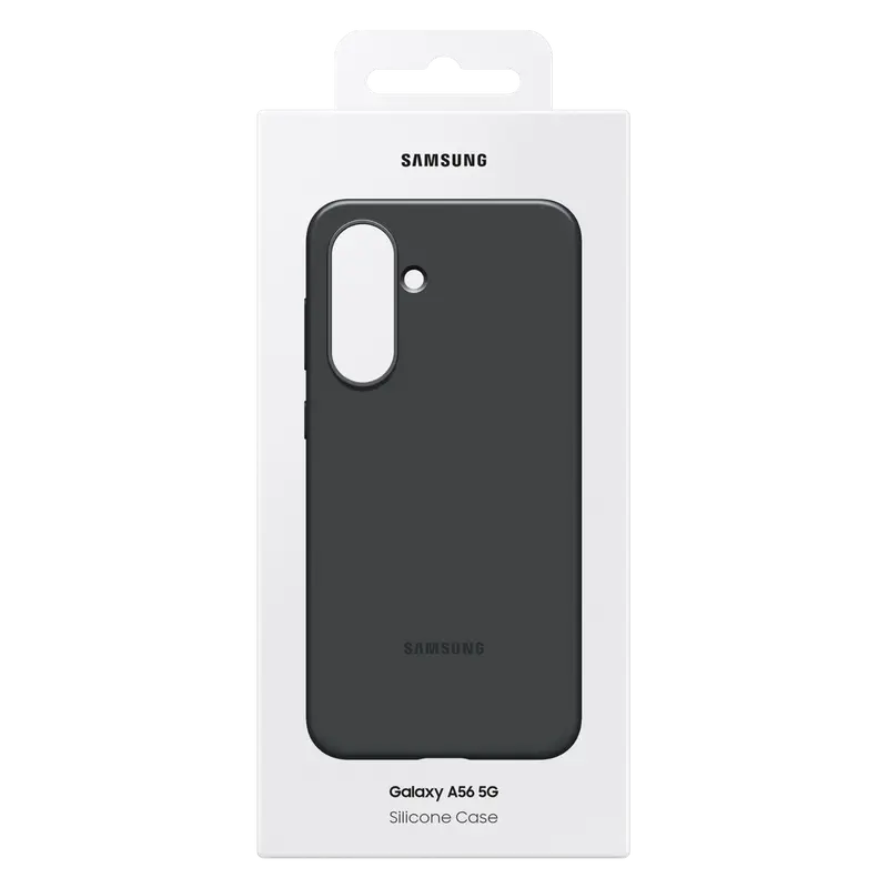 Чехол Samsung Galaxy A56 Silicone Case Силиконовый Чехол Чёрный