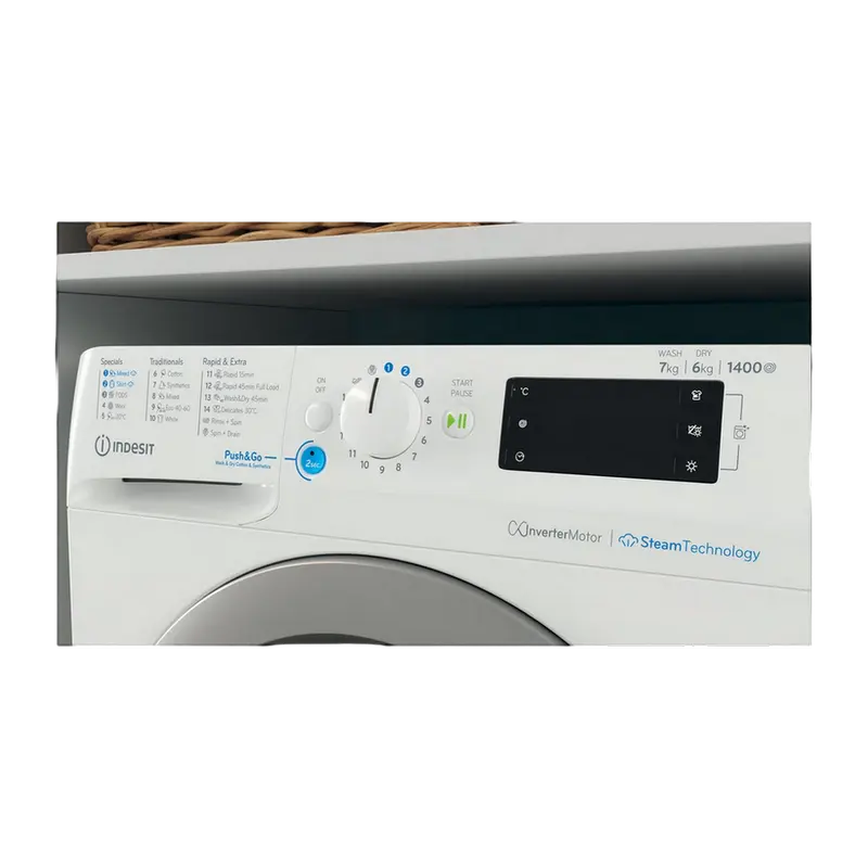 Стирально-сушильная машина Indesit BDE 76435 WSV EE Белый