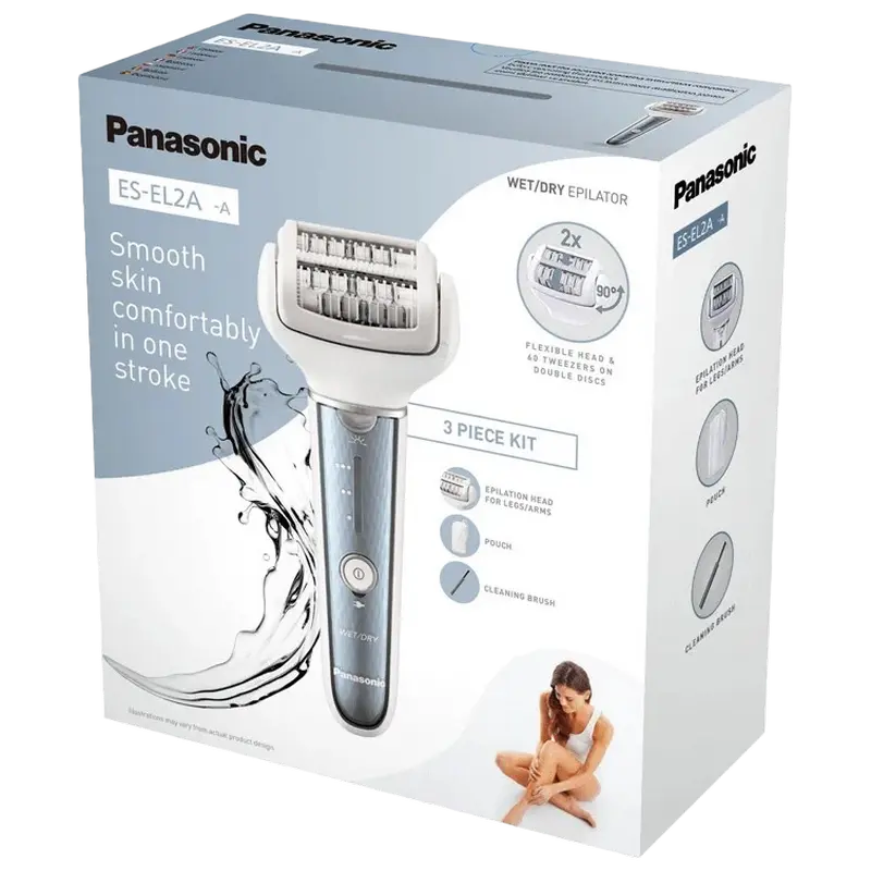 Эпилятор Panasonic ES-EL2A Голубой