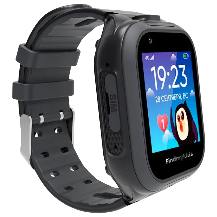 Детские часы Elari Findmykids Go 4G Чёрный