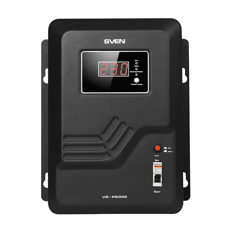 Стабилизатор напряжения SVEN VR-P5000 Черный
