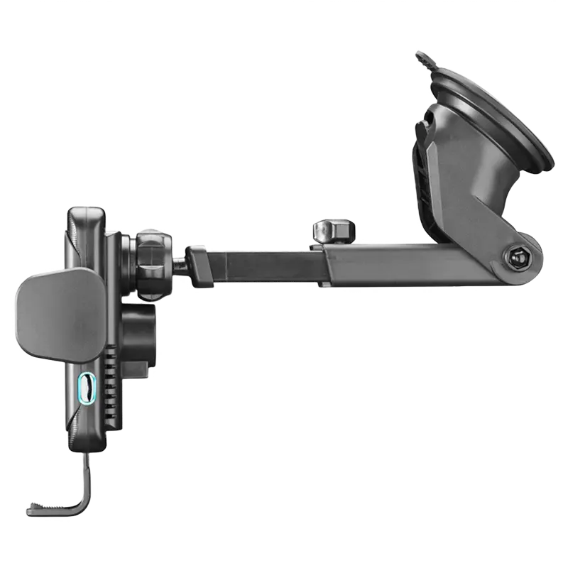 Автомобильный держатель Cellularline Hug Dual Pro 15W Черный