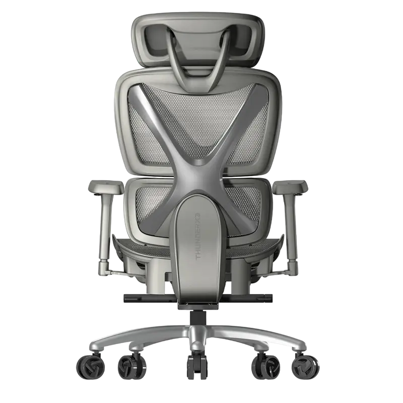 Игровое кресло ThunderX3 XTC Вентилируемая Сетка,Искусственная кожа Mesh Grey