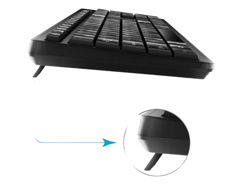 Клавиатура и мышь Genius KM-8200 Мембрана Черный